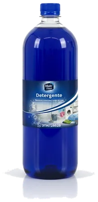 Botella de 1 litro Blue Clean - presentación familiar